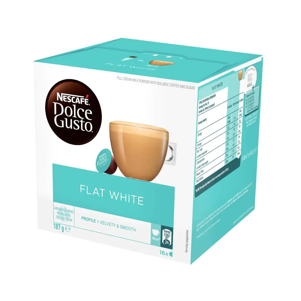 Coffee pods with milk outlet